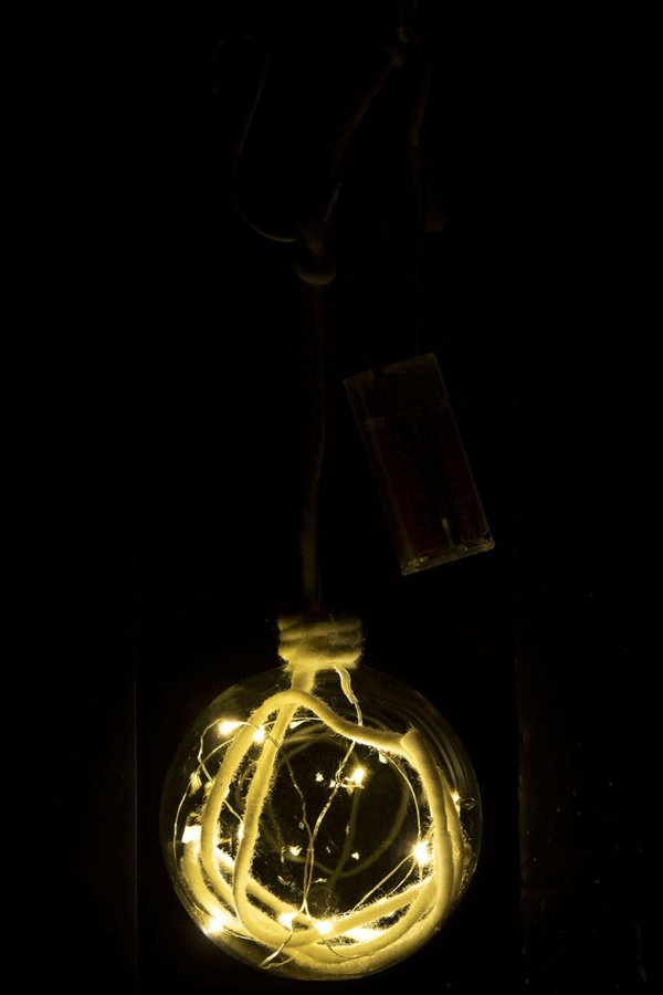 Christbaumkugel mit LED Beleuchtung