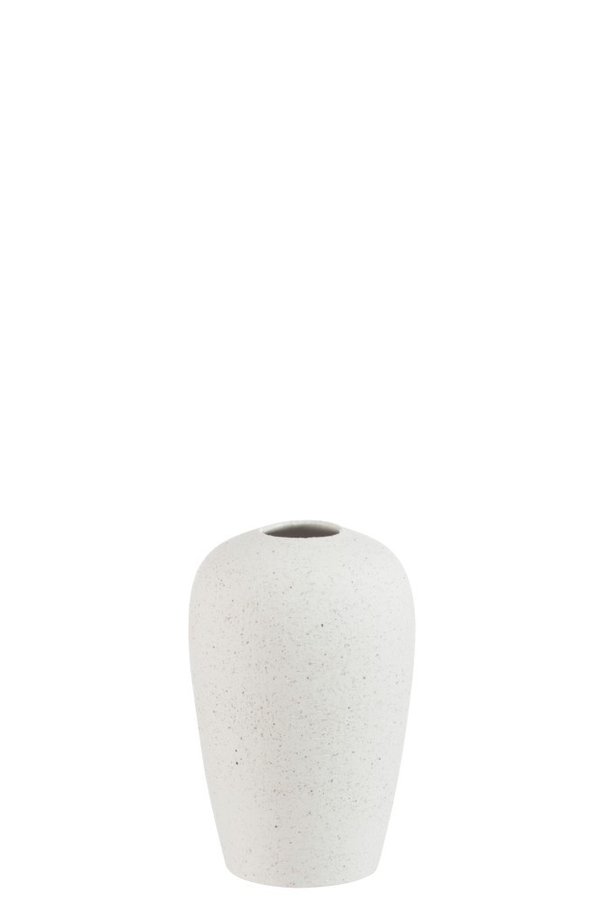 Vase Ibiza Keramik weiss