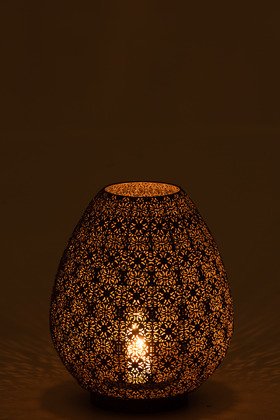 Teelichthalter Oriental Eiförmig